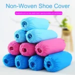 100 PCS 400g Disposable Shoe Covers Indoor Cleaning Floor Thicken Non-Woven Fabric Overshoes - Image 6