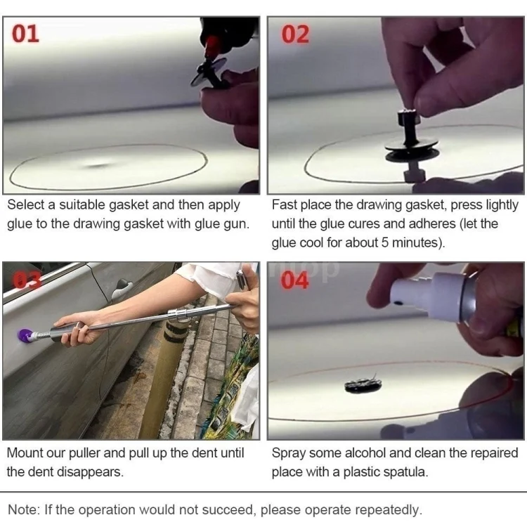 EDA003091701_8.webp D3 96 in 1 Car Paintless Dent Dings Repair Lifter Tools Kit - Image 9