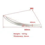 N7 12 in 1 Car Paintless Dent Removal Fender Damage Repair Puller Lifter Arc Crowbar Tools Hook Rods kit - Image 4