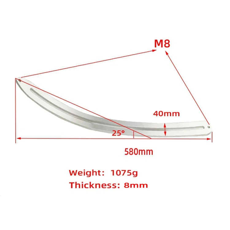 EDA0031035_2.webp N9 Car Dent Removal Fender Damage Repair Puller Lifter Arc Crowbar Tools - Image 3