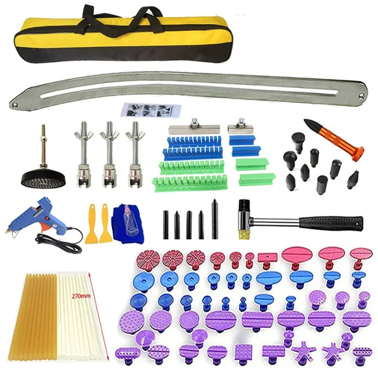EDA003103801.webp N10 117 in 1 Car Paintless Dent Removal Fender Damage Repair Puller Lifter - Image 1