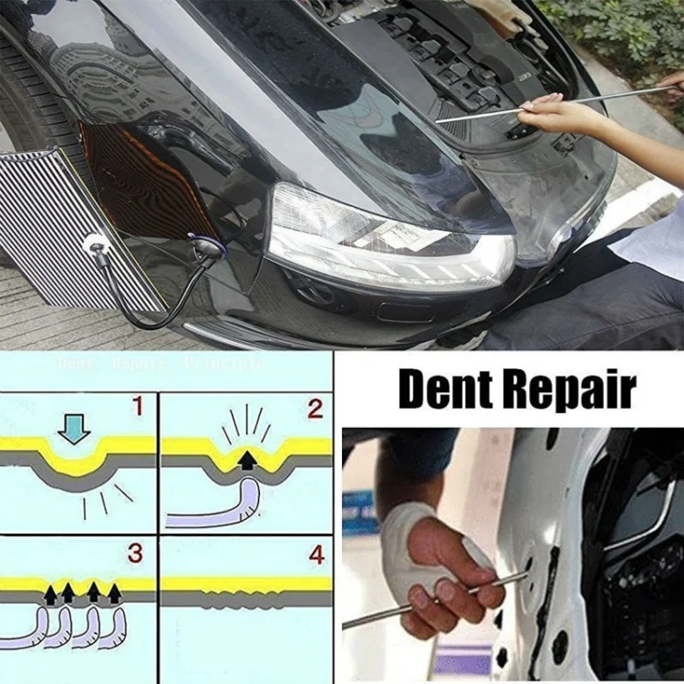EDA0031052_5.webp Q1 16 in 1 Car Paintless Dent Repair Hail Remover Hooks Rods Kit - Image 6