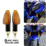 2 PCS KC025 Motorcycle 14LED Turn Signal Light - Image 7