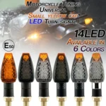 2 PCS KC025 Motorcycle 14LED Turn Signal Light - Image 4