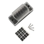 6 Way Fuse Box Blade Fuse Holder with Negative for Auto Car Truck Boat - Image 5