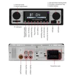 SX-5513 Car LCD Bluetooth 12V MP3 Player, Support FM / TF / U Disk - Image 3