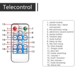 SX-5513 Car LCD Bluetooth 12V MP3 Player, Support FM / TF / U Disk - Image 4