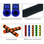 2 PCS Motorcycle Modification Accessories PVC Horn ShapeHand Grip Cover Handlebar Set - Image 4