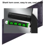 2 PCS Motorcycle Modification Accessories PVC Horn ShapeHand Grip Cover Handlebar Set - Image 5