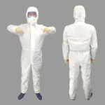 Waterproof Disposable SF Non-woven Breathable Film Siamese Isolation Suit Safely Clothes - Image 2