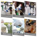 Waterproof Disposable SF Non-woven Breathable Film Siamese Isolation Suit Safely Clothes - Image 7