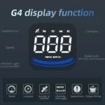 G4 Head Up Display Car Speedometer Smart Digital Alarm Reminder GPS HUD - Image 5