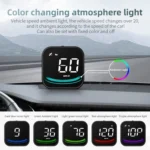 G4 Head Up Display Car Speedometer Smart Digital Alarm Reminder GPS HUD - Image 8