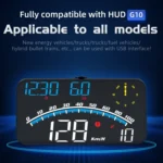 G10 5.5 inch Car HUD GPS Head Up Display Speedometer Odometer LED Windscreen Projector - Image 2