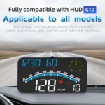 G10 5.5 inch Car HUD GPS Head Up Display Speedometer Odometer LED Windscreen Projector - Image 3