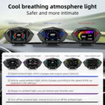 P1 3.5 inch Car OBD2 GPS HUD Head Up System Smart Digital Speedometer Meter Display - Image 6