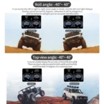 P22 3.5 inch Car HUD Head up Display GPS OBD2 Dual System Windshield Projector - Image 6