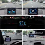 P22 3.5 inch Car HUD Head up Display GPS OBD2 Dual System Windshield Projector - Image 7