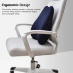 Office Memory Foam Cushion Lumbar Support Cushion - Image 2