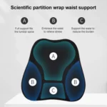 Office Memory Foam Cushion Lumbar Support Cushion - Image 3