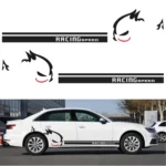 2 PCS/Set D-49 Evil Rabbit Pattern Car Modified Decorative Sticker