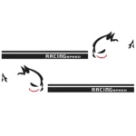 2 PCS/Set D-49 Evil Rabbit Pattern Car Modified Decorative Sticker - Image 2