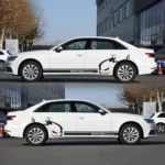 2 PCS/Set D-49 Evil Rabbit Pattern Car Modified Decorative Sticker - Image 4