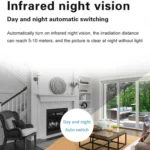 AS02 Home Security Infrared Night Vision Wireless Voice Intercom Small Camera - Image 6