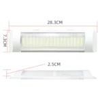 2 PCS ZS-3331 12-80V High Bright 84LEDs RV Dome Light Cabin Light Bar - Image 2