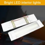 2 PCS ZS-3331 12-80V High Bright 84LEDs RV Dome Light Cabin Light Bar - Image 6