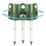 SJZ026 360 Degree Ultrasonic Solar Energy Outdoor Animal Repellent - Image 2