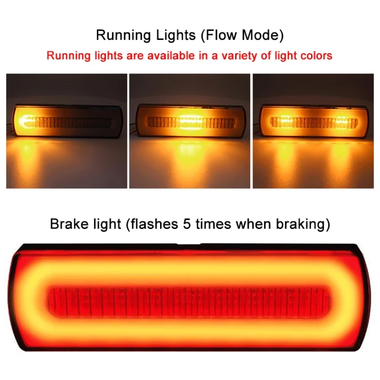 EDA003328901_B3.webp 2 PCS Truck modified 40LED Two-color Running Water Turn Signal Light - Image 4