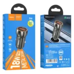 hoco Z46 Blue Shield Single Port QC3.0 Car Charger  – Qty: 5 Units - Image 5