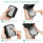 G9 4-digit Password Aluminum Alloy Key Storage Box - Image 5