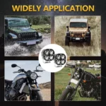 Car 3 inch 4LEDs Spotlight 20W / 2000LM / 6000K / DC9-80V - Image 5