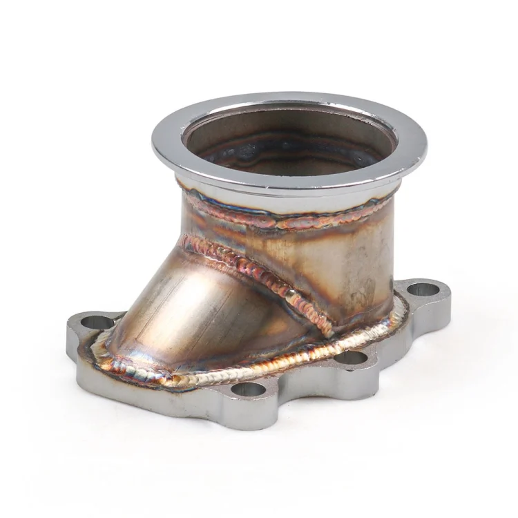 EDA0034374_1.webp Car Modified 63mm Turbo Down Pipe V-band Adapter with Clamp Flange - Image 2