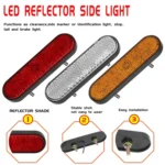 2 PCS 24LED Reflector Brake Light Turn Signal Light - Image 2