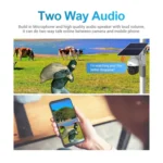 ESCAM QF624 3MP HD IP66 Waterproof WiFi Solar Panel PT IP Camera without Battery - Image 5