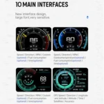 A700 Car 3.5 inch OBDII + MEMS + GPS Head-Up Display System - Image 3