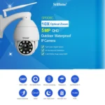 Sricam SP008C 5MP 10X Zoom IP66 Waterproof CCTV WiFi IP Camera Monitor - Image 2