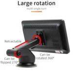 B300C 7 inch Car MP5 Player Carplay Mobile Phone Internet Tablet Monitor - Image 8