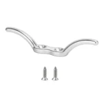 316 Stainless Steel Marine Flagpole Hook with Screw, Style:2-1/2 inch - Image 2
