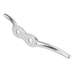 316 Stainless Steel Marine Flagpole Hook with Screw, Style:2-1/2 inch - Image 3