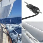 316 Stainless Steel Marine Flagpole Hook with Screw, Style:2-1/2 inch - Image 6