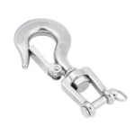 304 Stainless Steel Rotatable Fork Hoist Chain Lifting Cargo Hook - Image 2
