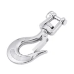 304 Stainless Steel Rotatable Fork Hoist Chain Lifting Cargo Hook - Image 3