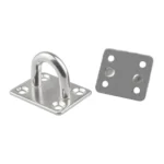 5 PCS 6mm 316 Stainless Steel Ship Square Door Hinges Buckle - Image 2