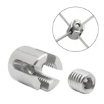 316 Stainless Steel Garden Wire Rope Cross Fixed Clip