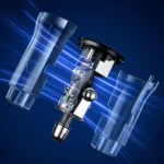 USAMS US-CC164 C32 30W Transparent Dual Port Mini Car Charger - Image 6