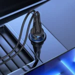 USAMS US-CC164 C32 30W Transparent Dual Port Mini Car Charger - Image 7